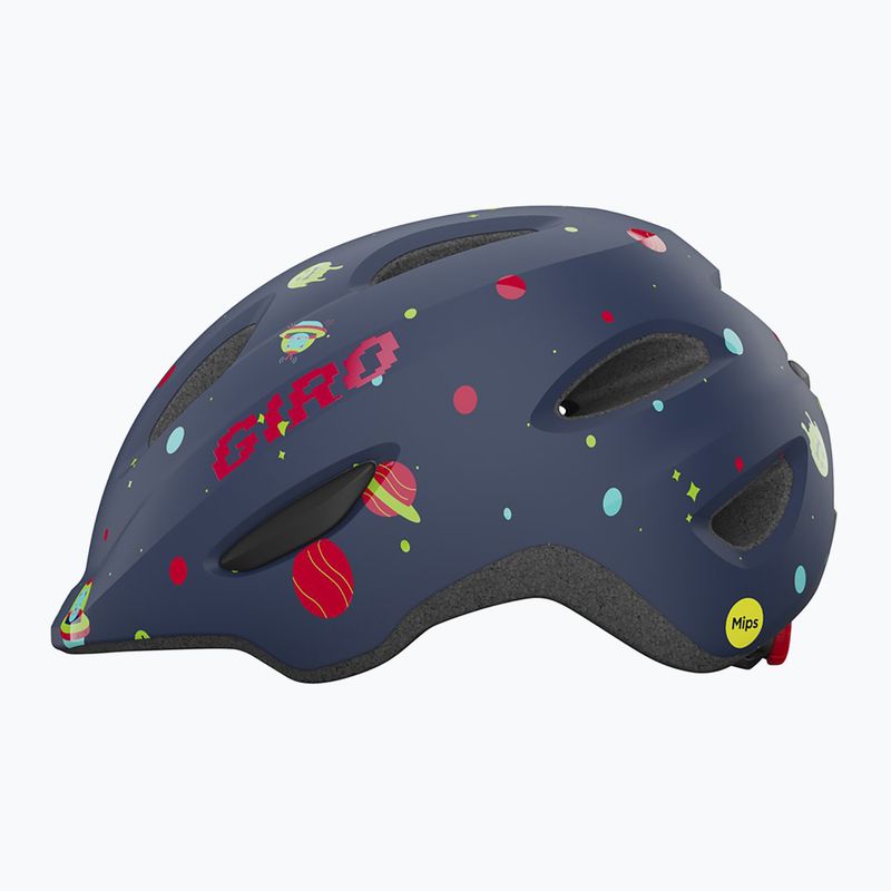 Kask rowerowy dziecięcy Giro Scamp Integrated Mips Jr matte midnight space 8