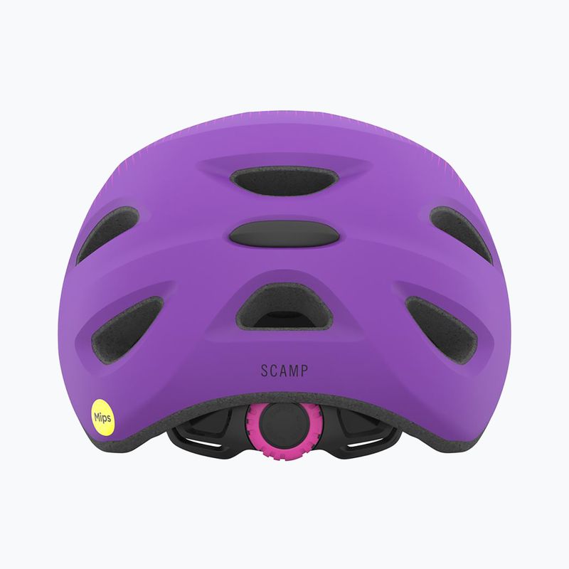 Kask rowerowy dziecięcy Giro Scamp Jr matte pink/purple fade 8