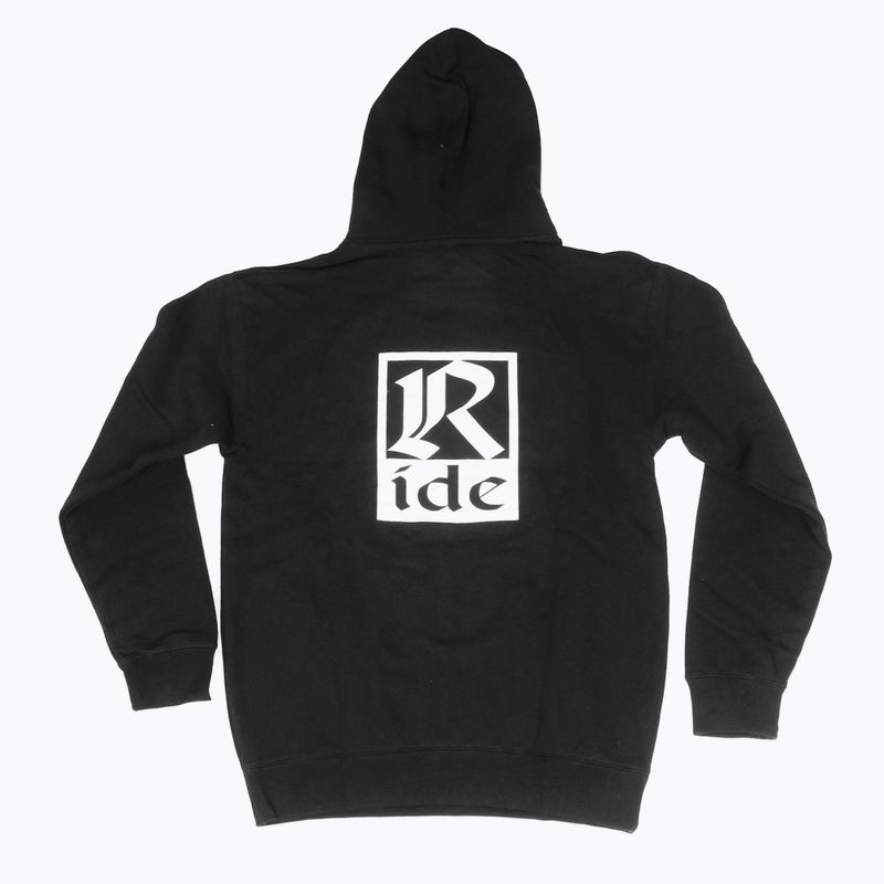 Bluza męska RIDE Old English Hoody black 2