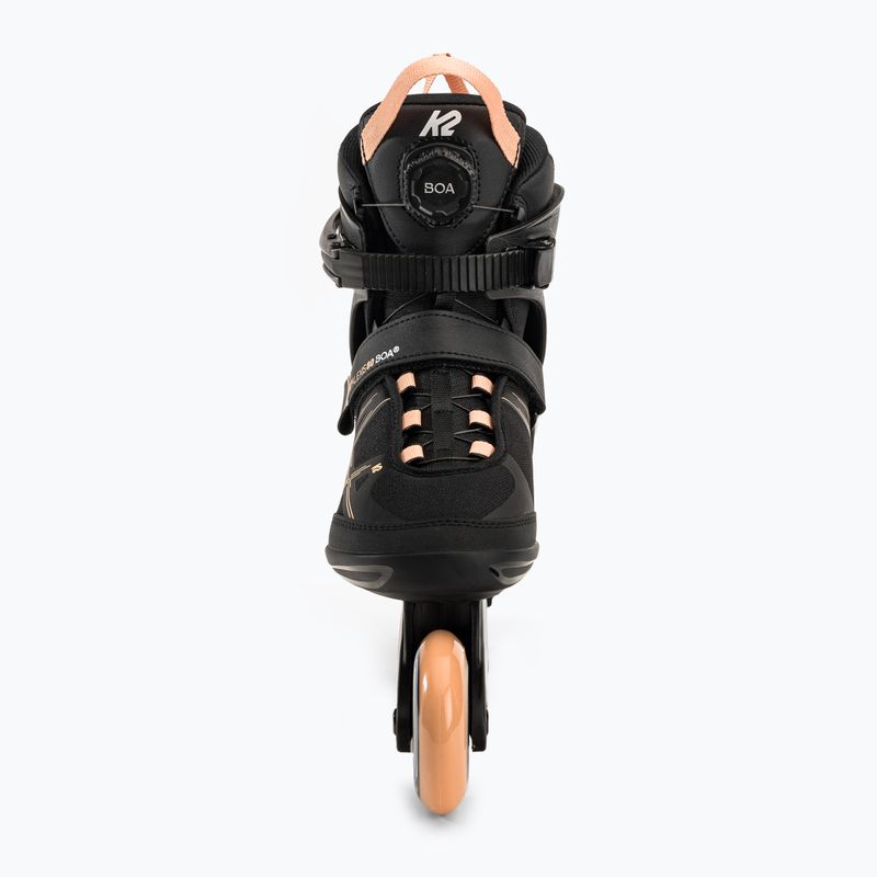 Rolki damskie K2 Alexis 80 Boa black/orange 4