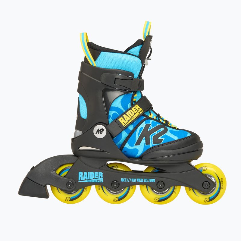 Rolki dziecięce K2 Raider Pro blue/yellow 2