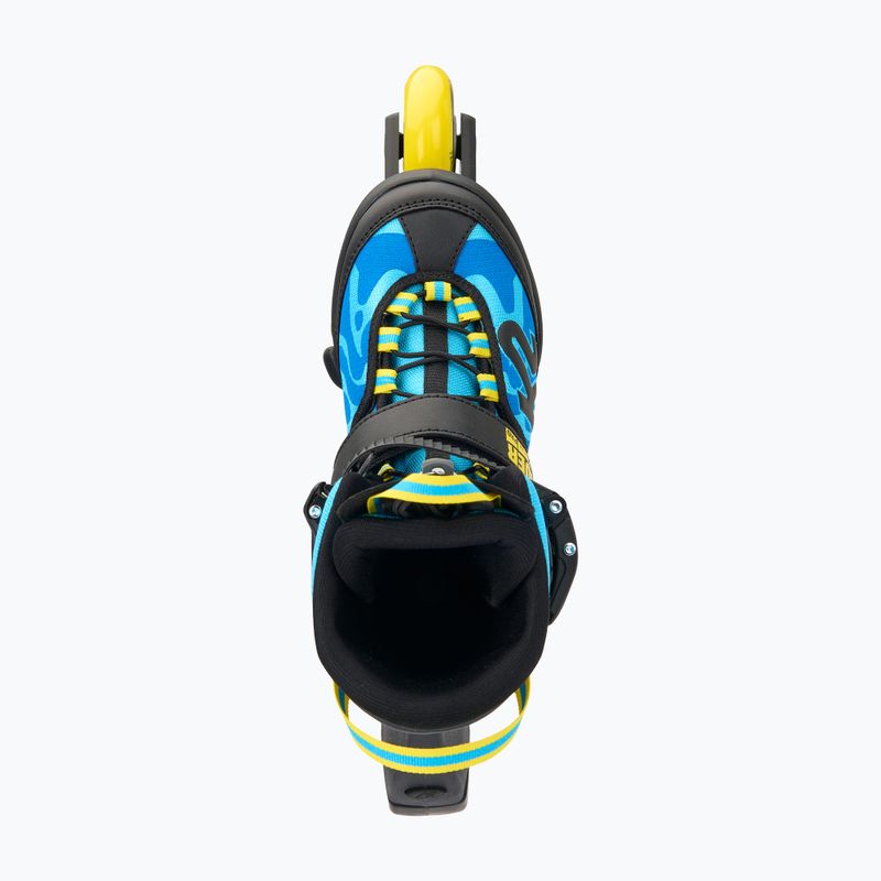 Rolki dziecięce K2 Raider Pro blue/yellow 4