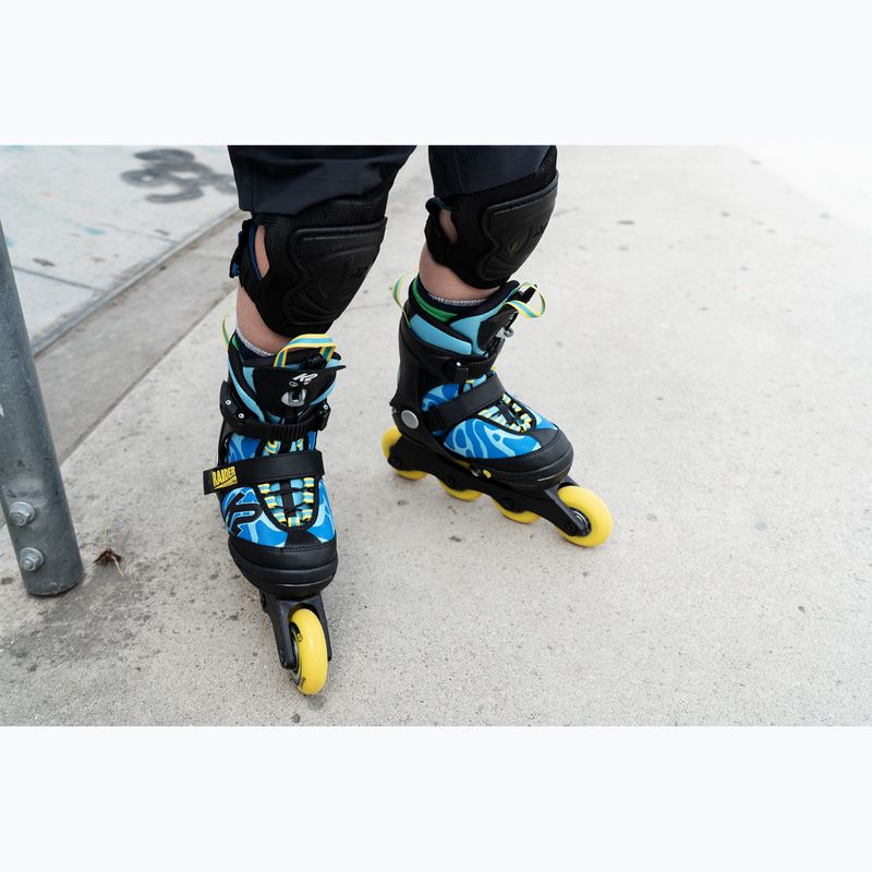 Rolki dziecięce K2 Raider Pro blue/yellow 5
