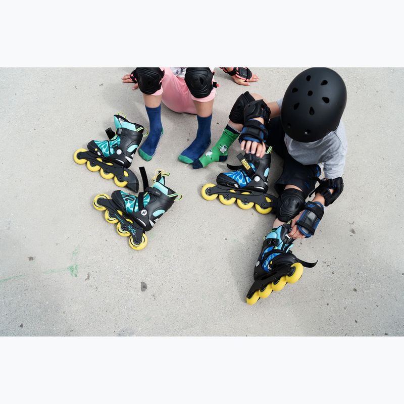 Rolki dziecięce K2 Raider Pro blue/yellow 7