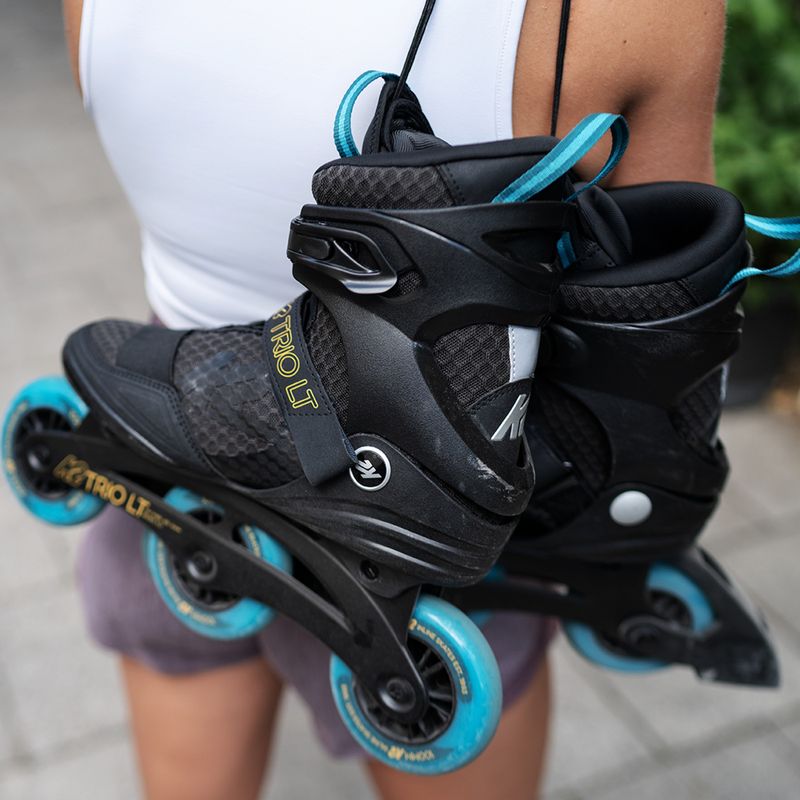 Rolki męskie K2 Trio LT 100 black/orange 8
