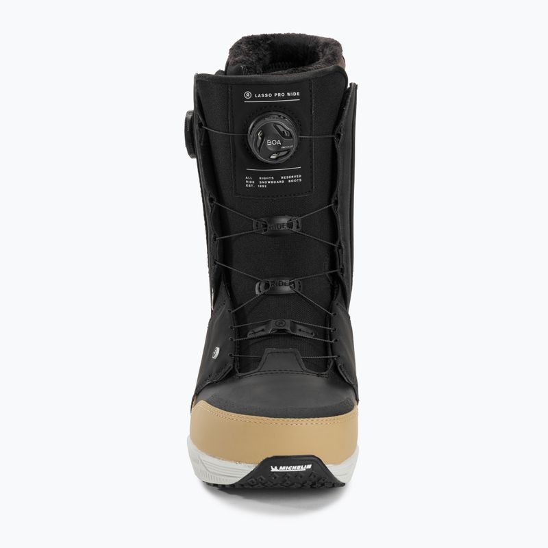 Buty snowboardowe męskie RIDE Lasso Pro Wide black 3