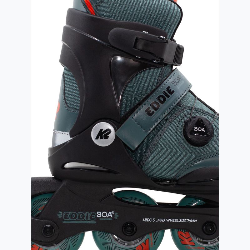 Rolki dziecięce K2 Eddie Boa dark teal 3