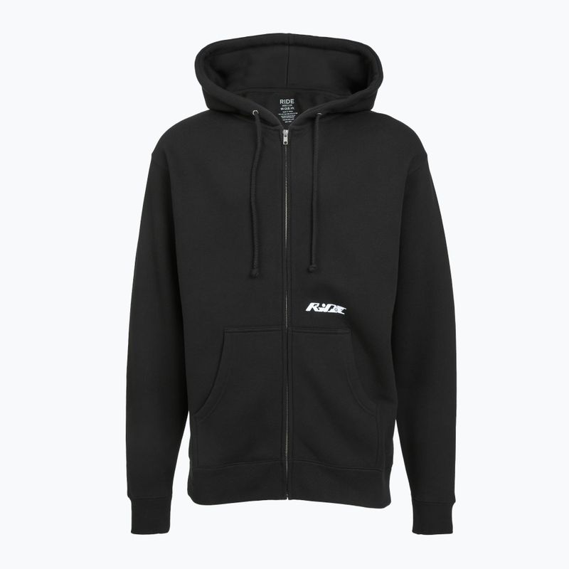 Bluza męska RIDE Techno FZ black