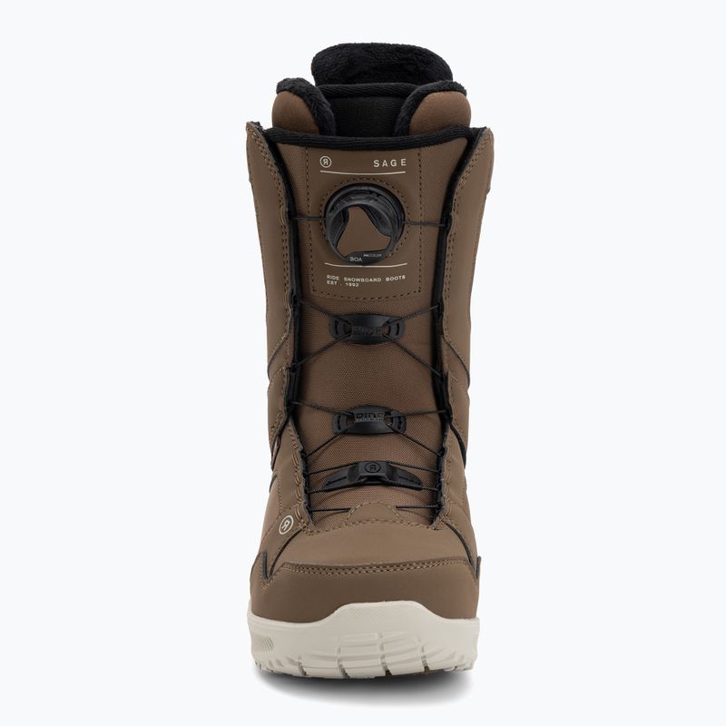 Buty snowboardowe damskie RIDE Sage W brown 3