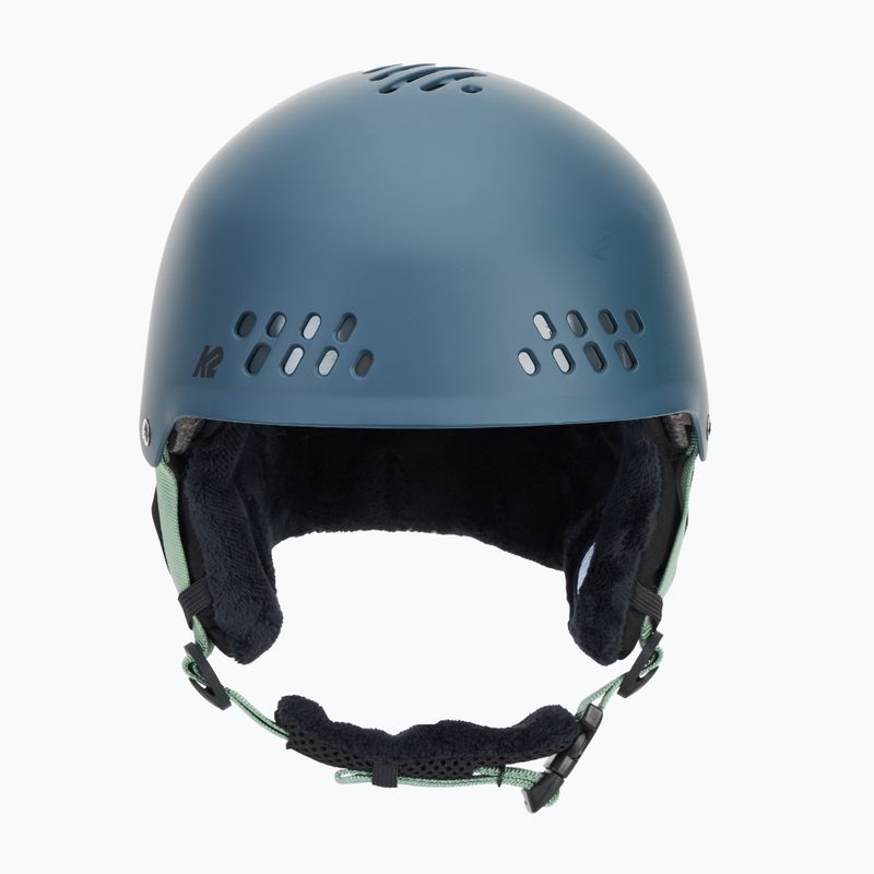 Kask narciarski z systemem audio K2 Emphasis pearl dark teal 2