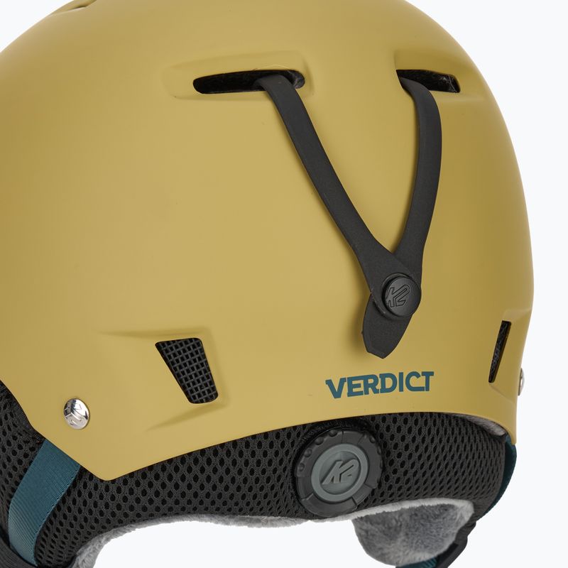 Kask narciarski K2 Verdict sand 8