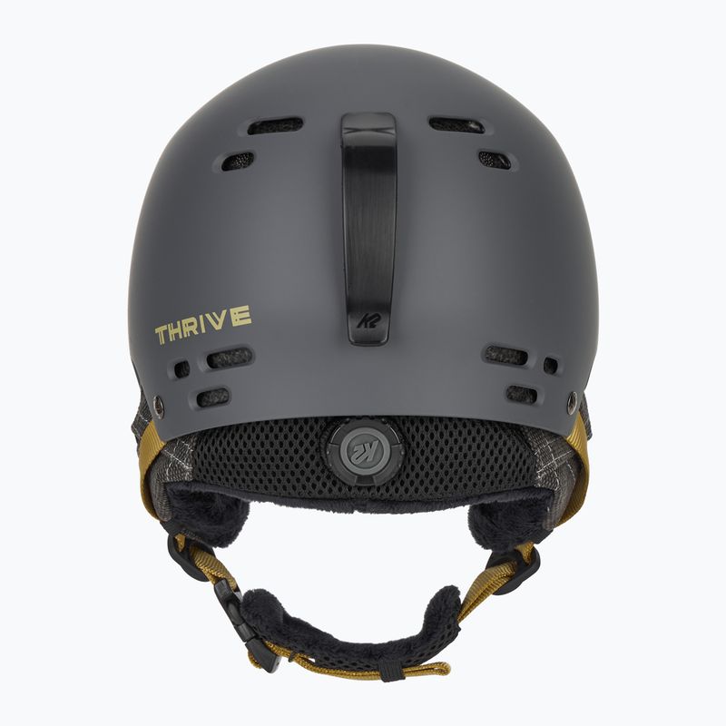 Kask narciarski K2 Thrive dark grey 4