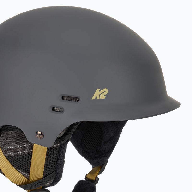 Kask narciarski K2 Thrive dark grey 8