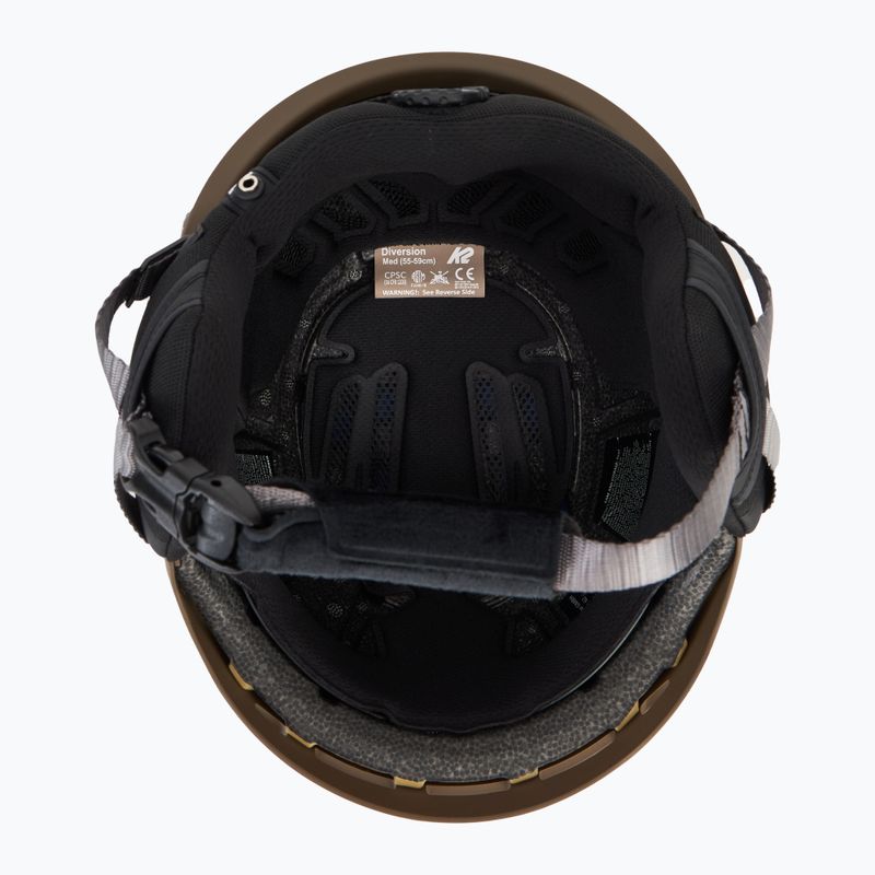 Kask narciarski z systemem audio K2 Diversion earth 5