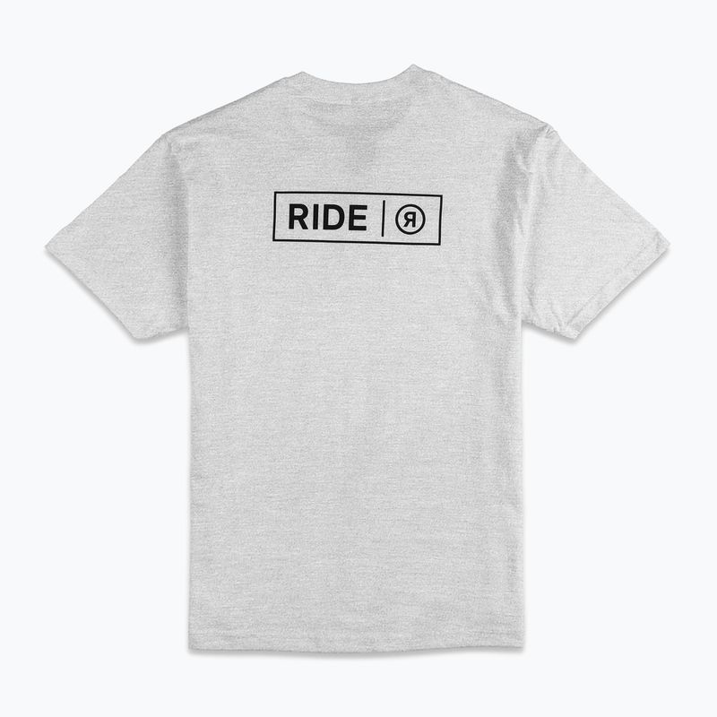 Koszulka męska RIDE Logo Tee heather grey 2