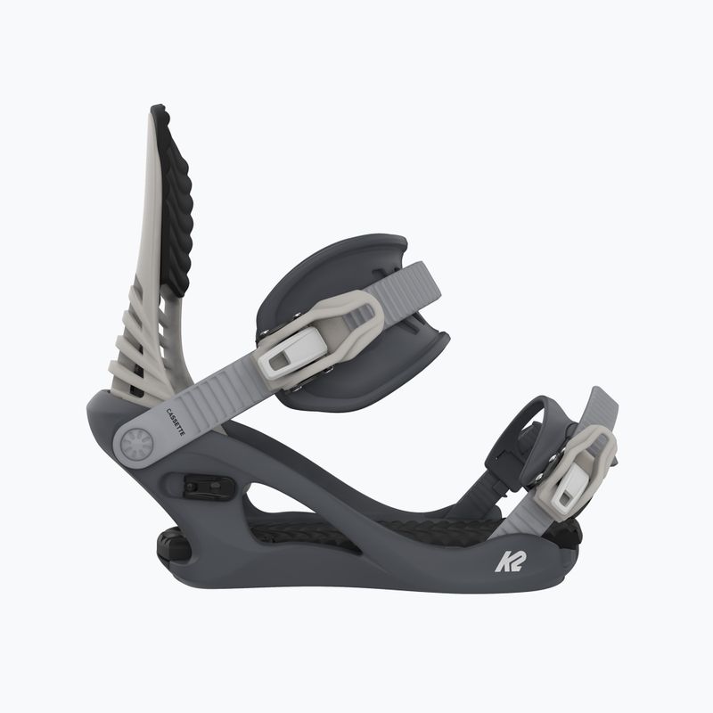 Wiązania snowboardowe damskie K2 Cassette grey 2