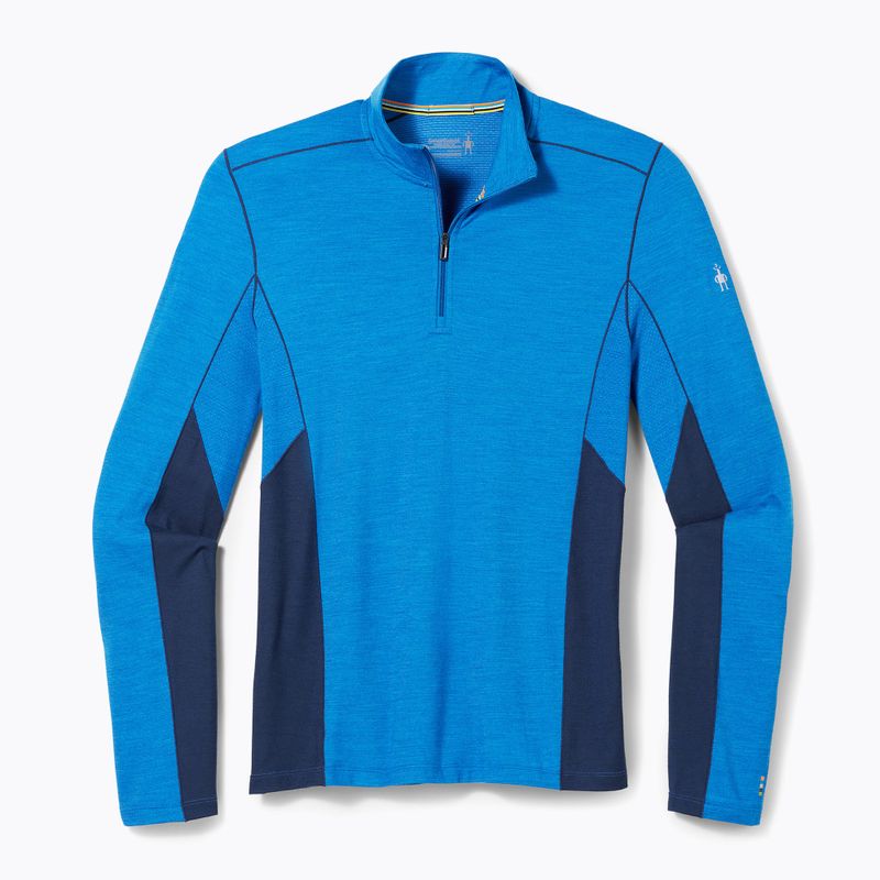 Bluza termoaktywna męska Smartwool Merino Sport 1/4 Zip laguna blue/deep navy 4