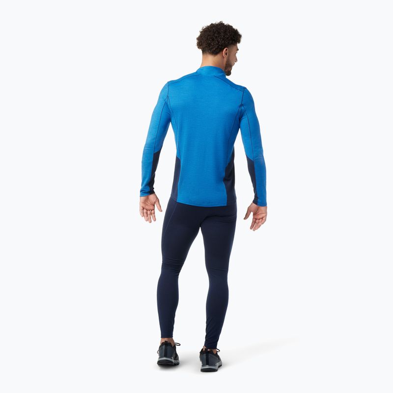 Bluza termoaktywna męska Smartwool Merino Sport 1/4 Zip laguna blue/deep navy 6