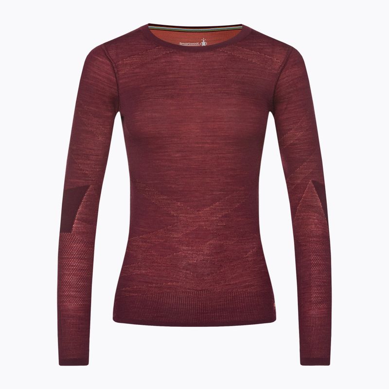 Bluza termoaktywna damska Smartwool Intraknit Merino 200 Crew black cherry