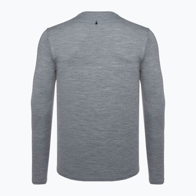 Koszulka trekkingowa męska Smartwool Snowcat Trek Graphic Tee Slim Fit light  grey heather 4