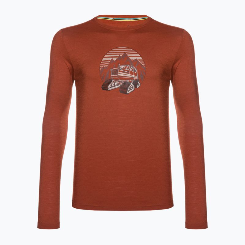Koszulka trekkingowa męska Smartwool Snowcat Trek Graphic Tee Slim Fit picante 4