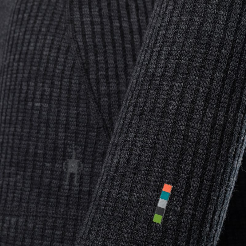 Longsleeve termoaktywny damski Smartwool Thermal Merino Rib Turtleneck charcoal heather 3