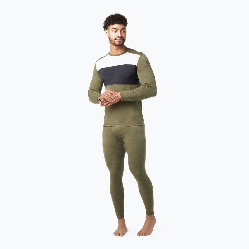 Bluza termoaktywna męska Smartwool Classic Thermal Merino Base Layer Colorblock Crew Boxed 5