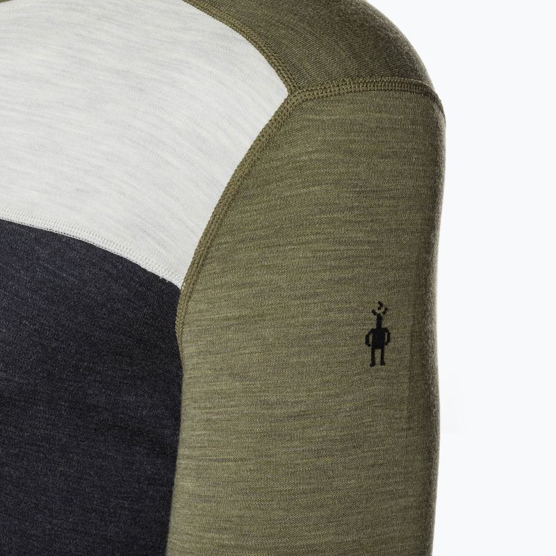 Longsleeve termoaktywny męski Smartwool Classic Thermal Merino Base Layer Colorblock Crew Boxed  3