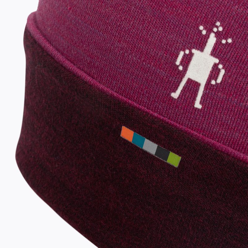 Czapka zimowa Smartwool Merino Reversible Cuffed festive fuchsia heather 3