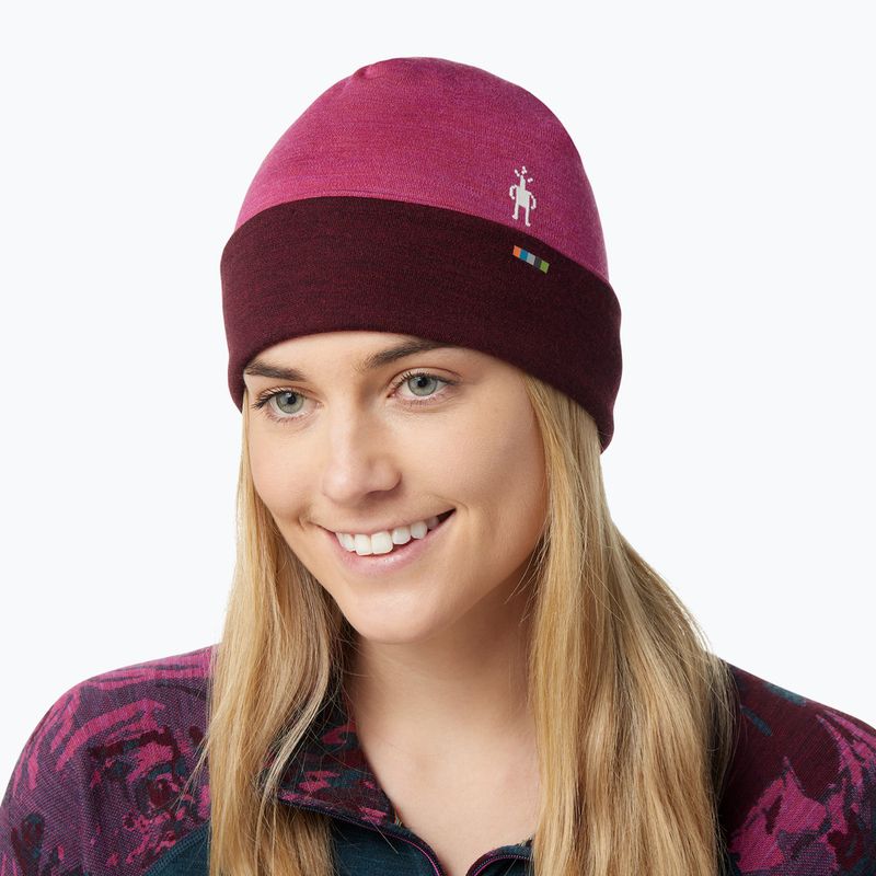 Czapka zimowa Smartwool Merino Reversible Cuffed festive fuchsia heather 6