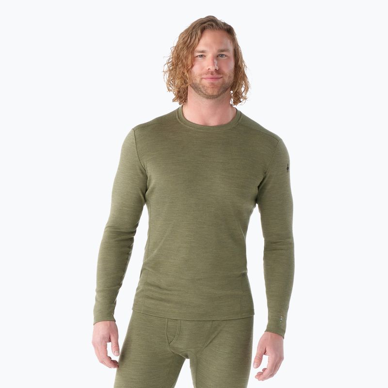 Longsleeve termoaktywny męski Smartwool Merino 250 Baselayer Crew Boxed winter moss heather