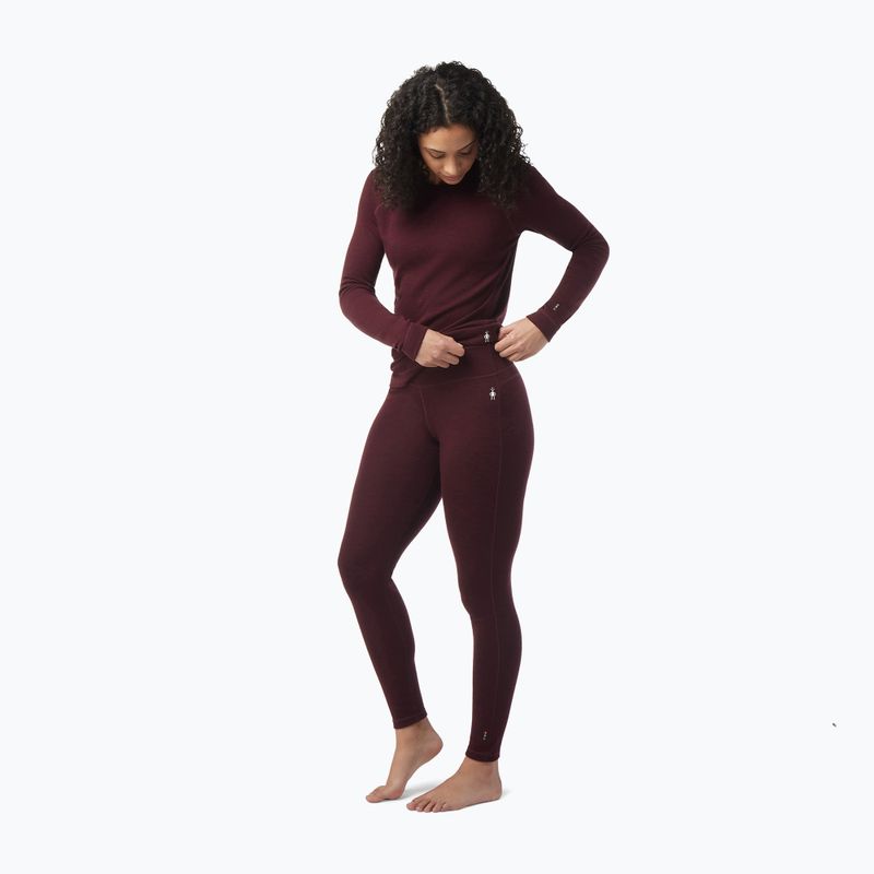 Spodnie termoaktywne damskie Smartwool Merino 250 Baselayer Bottom Boxed black cherry heather 2