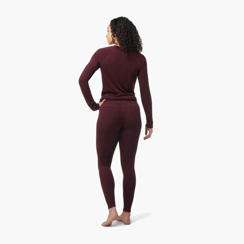 Spodnie termoaktywne damskie Smartwool Merino 250 Baselayer Bottom Boxed black cherry heather 3