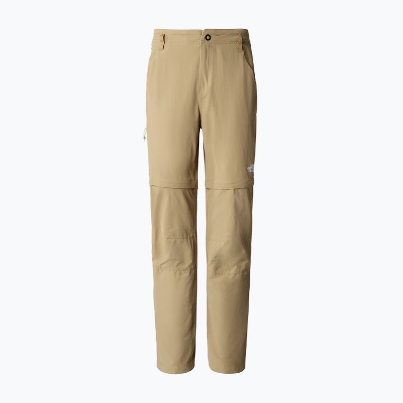 Spodnie trekkingowe damskie The North Face Exploration Conv Reg Straight kelp tan