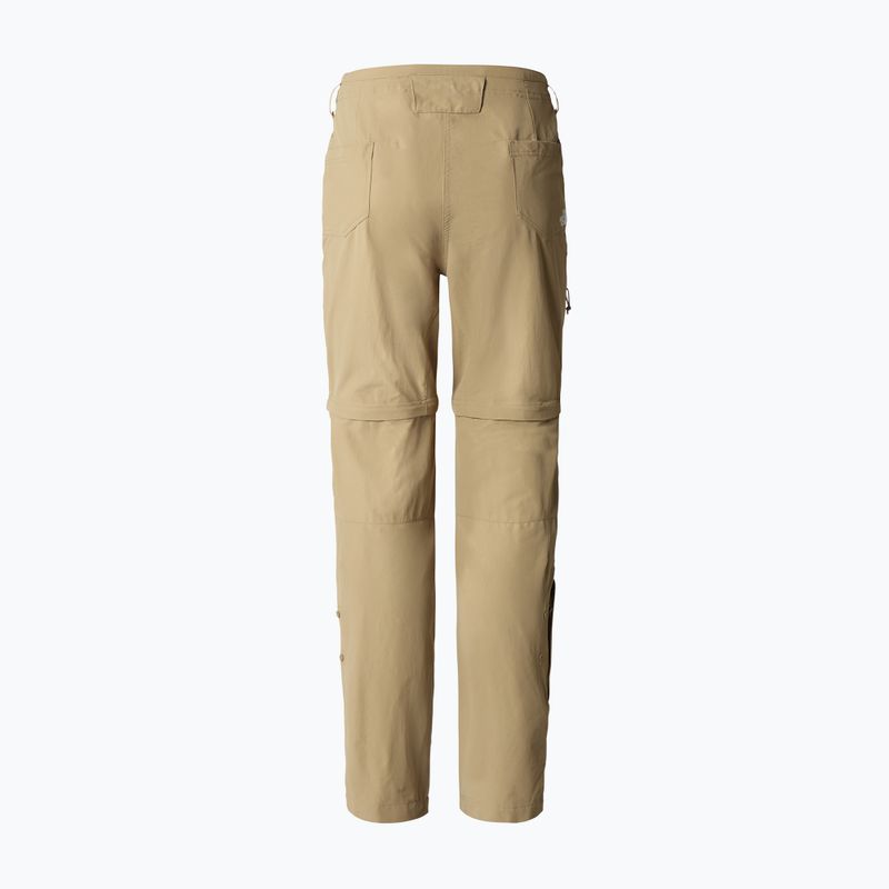 Spodnie trekkingowe damskie The North Face Exploration Conv Reg Straight kelp tan 2