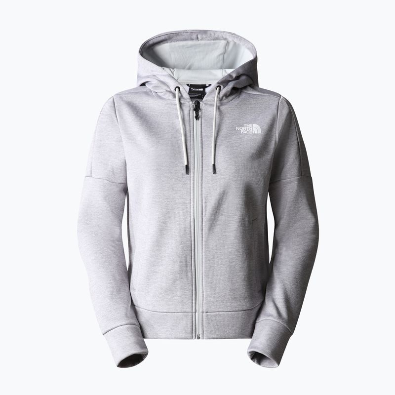 Bluza damska The North Face Reaxion Fleece light grey heather 4