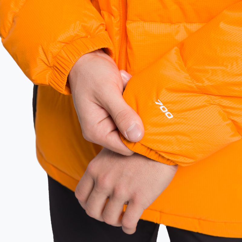 Kurtka puchowa męska The North Face Diablo Down Hoodie cone orange/black 8