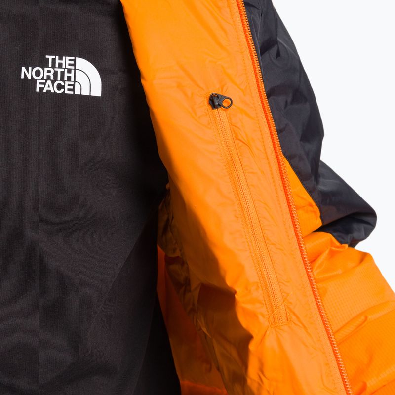 Kurtka puchowa męska The North Face Diablo Down Hoodie cone orange/black 9