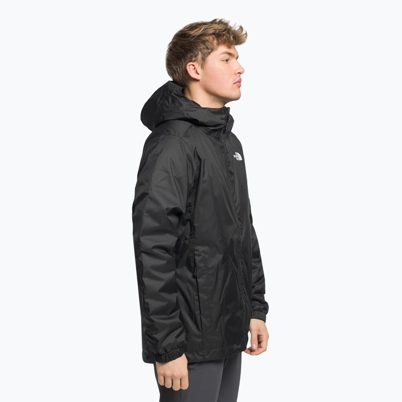 Kurtka przeciwdeszczowa męska The North Face Quest Insulated black/white 3