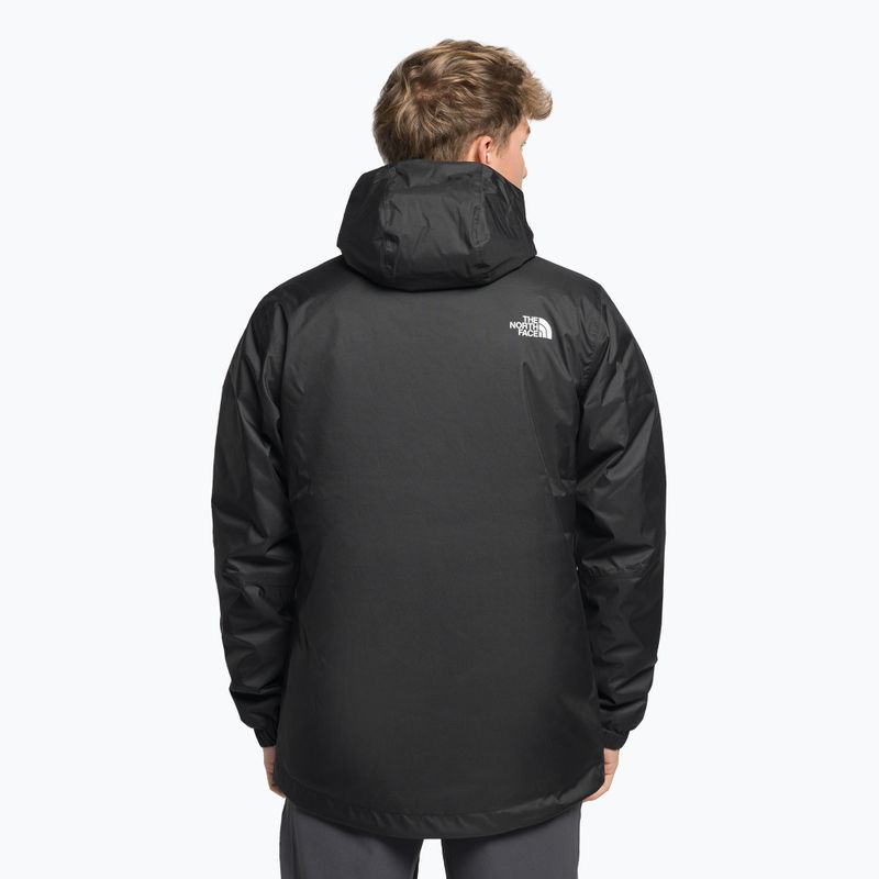 Kurtka przeciwdeszczowa męska The North Face Quest Insulated black/white 4