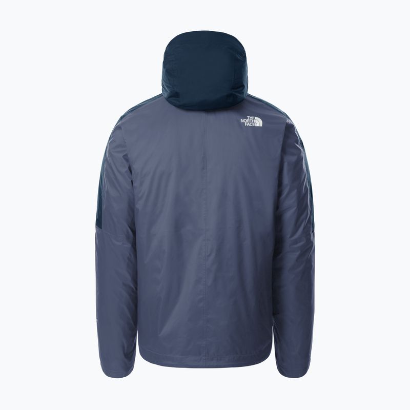 Kurtka 3w1 męska The North Face New Dryvent Down Triclimate shady blue/summit navy 9
