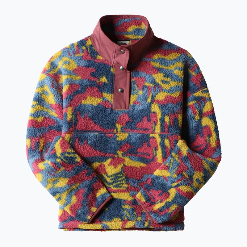 Bluza trekkingowa damska The North Face Printed Cragmont 1/4 shady blue dazzle camo print