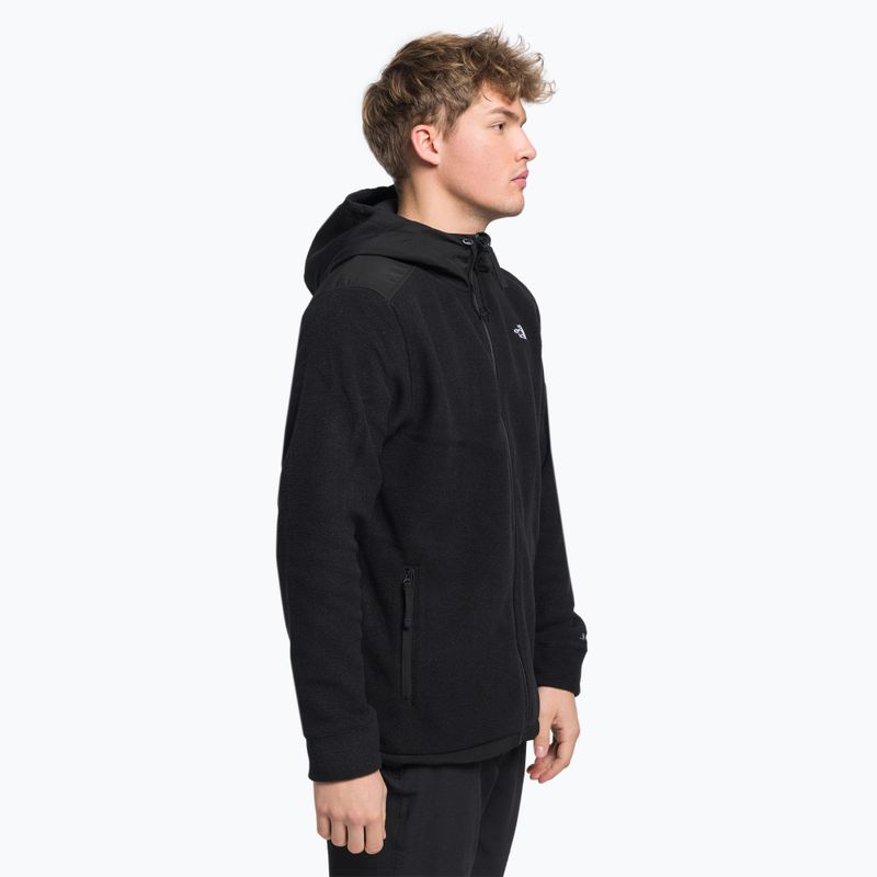 Bluza trekkingowa męska The North Face Alpine Polartec 200 FZ Hooded black/black 3