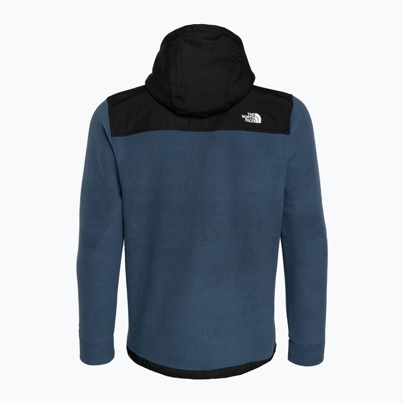 Bluza trekkingowa męska The North Face Alpine Polartec 200 FZ Hooded shady blue/black 6