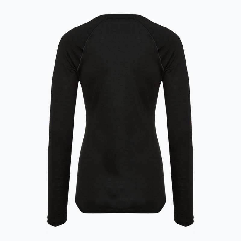 Bluza termoaktywna damska Smartwool Classic All-Season Merino Base Layer Crew Boxed black 2