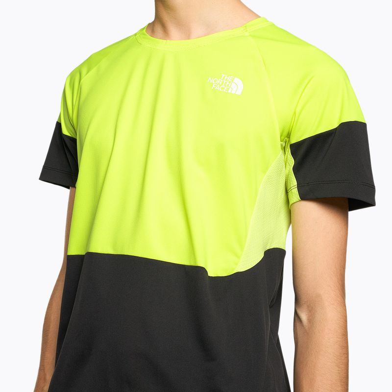 Koszulka trekkingowa męska The North Face Bolt Tech led yellow/black 3