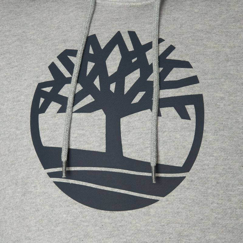 Bluza męska Timberland Tree Logo Hoodie medium grey heather 3