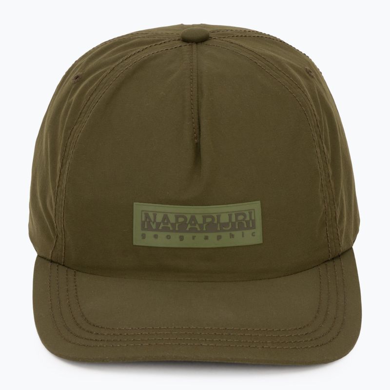 Czapka z daszkiem męska Napapijri F-Box Logo dark olive 2