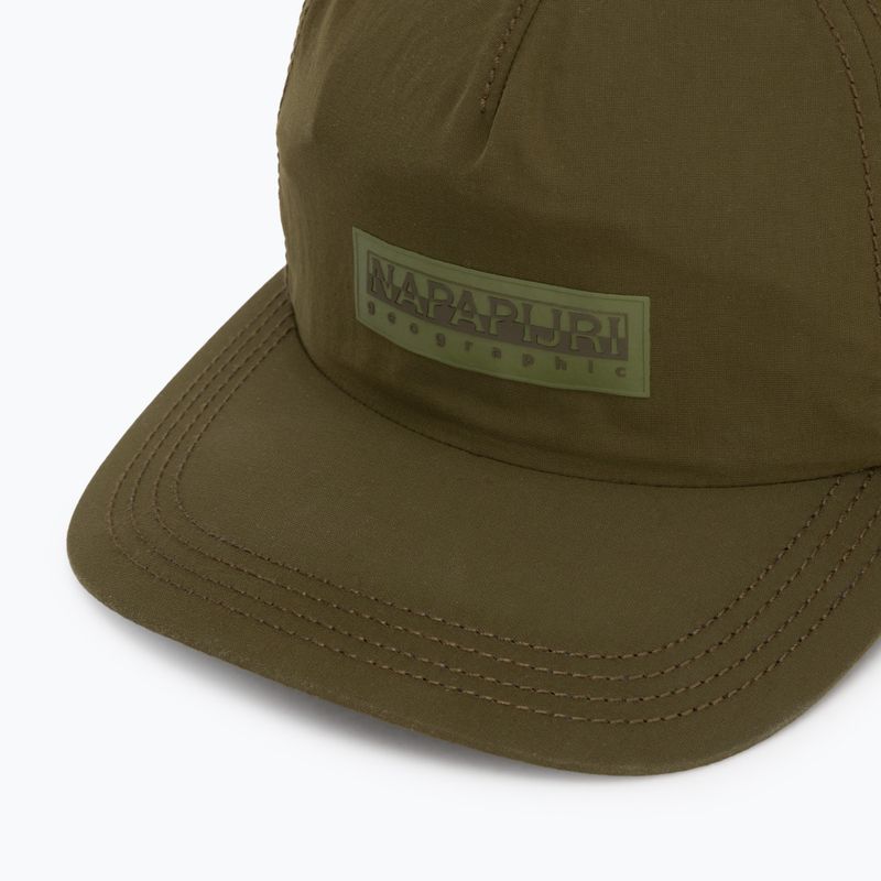 Czapka z daszkiem męska Napapijri F-Box Logo dark olive 3