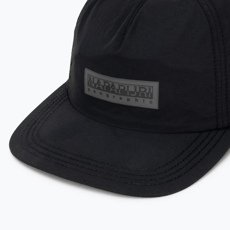 Czapka z daszkiem męska Napapijri F-Box Logo black beauty 3